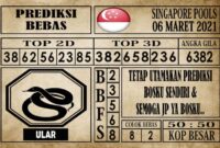 Prediksi Singapore Pools Hari ini 06 Maret 2021