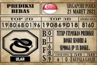 Prediksi Singapore Pools Hari ini 21 Maret 2021