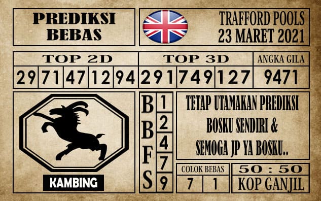 Prediksi Trafford Pools Hari Ini 23 Maret 2021