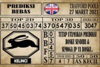 Prediksi Trafford Pools Hari Ini 27 Maret 2021