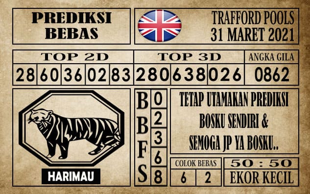 Prediksi Trafford Pools Hari Ini 31 Maret 2021
