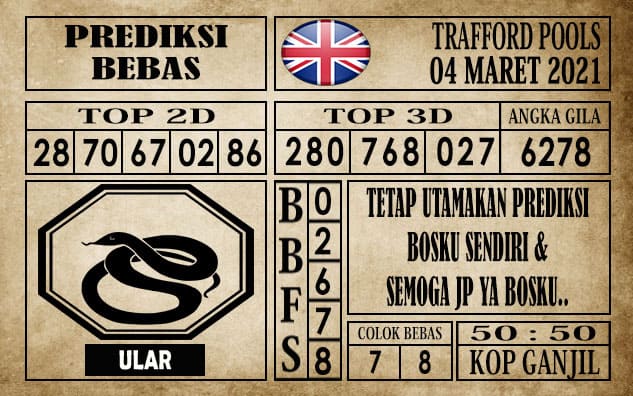 Prediksi Trafford Pools Hari Ini 04 Maret 2021
