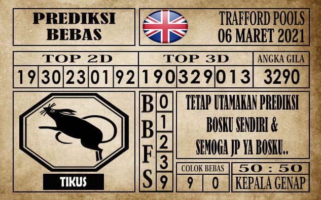 Prediksi Trafford Pools Hari Ini 06 Maret 2021