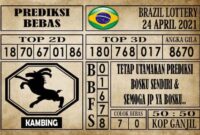 Prediksi Brazil Lottery Hari Ini 24 April 2021