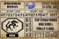 Prediksi Sydney Pools Hari ini 29 April 2021