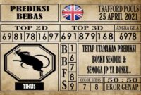 Prediksi Trafford Pools Hari Ini 26 April 2021