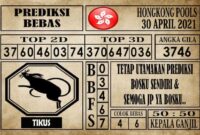 Prediksi Hongkong Pools Hari Ini 30 April 2021