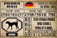 Prediksi Germany Hari Ini 28 April 2021