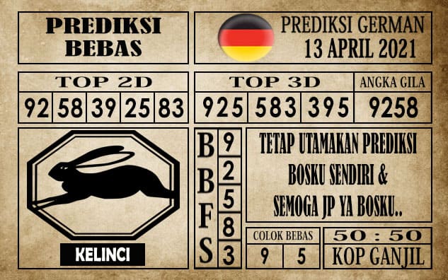 Prediksi Germany Hari Ini 13 April 2021