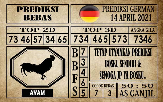 Prediksi Germany Hari Ini 14 April 2021