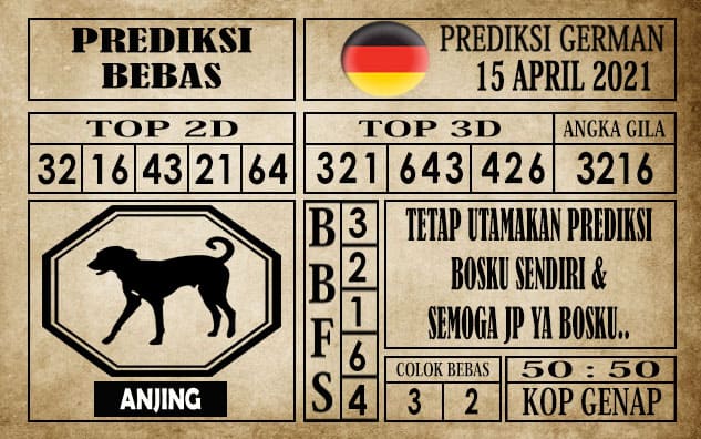 Prediksi Germany Hari Ini 15 April 2021