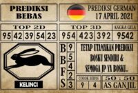 Prediksi Germany Hari Ini 17 April 2021