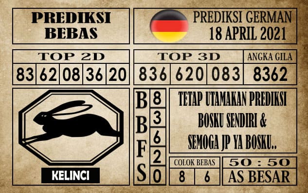 Prediksi Germany Hari Ini 18 April 2021