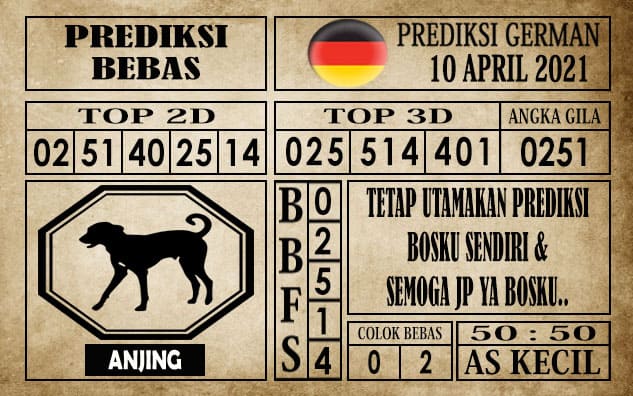 Prediksi Germany Hari Ini 10 April 2021