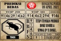 Prediksi Hongkong Pools Hari Ini 09 April 2021