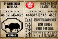Prediksi Hongkong Pools Hari Ini 14 April 2021