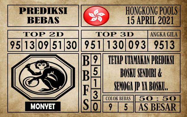 Prediksi Hongkong Pools Hari Ini 15 April 2021
