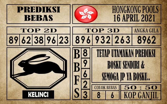 Prediksi Hongkong Pools Hari Ini 16 April 2021