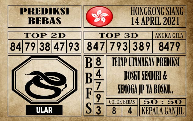 Prediksi Hongkong Siang Hari Ini 14 April 2021