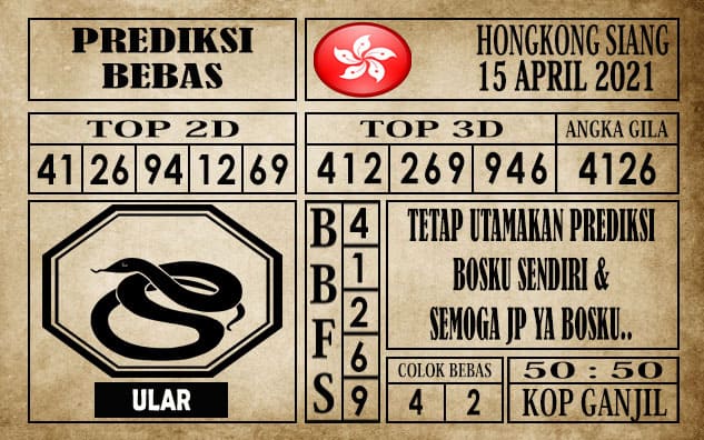 Prediksi Hongkong Siang Hari Ini 15 April 2021