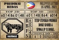 Prediksi Filipina PCSO Hari Ini 16 April 2021