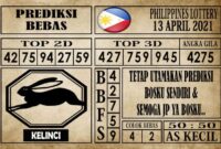 Prediksi Filipina PCSO Hari Ini 13 April 2021