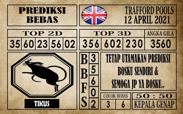 Prediksi Trafford Pools Hari Ini 12 April 2021