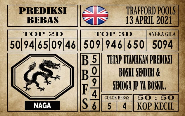 Prediksi Trafford Pools Hari Ini 13 April 2021