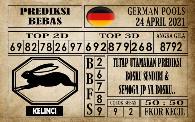 Prediksi Germany Hari Ini 24 April 2021
