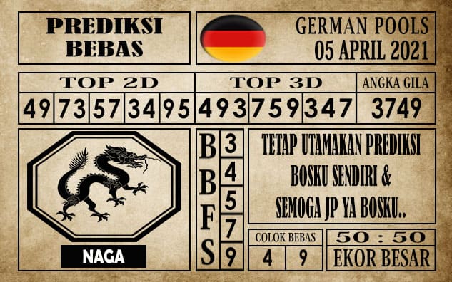 Prediksi Germany Hari Ini 05 April 2021