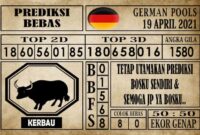 Prediksi Germany Hari Ini 19 April 2021