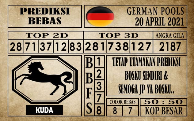 Prediksi Germany Hari Ini 20 April 2021