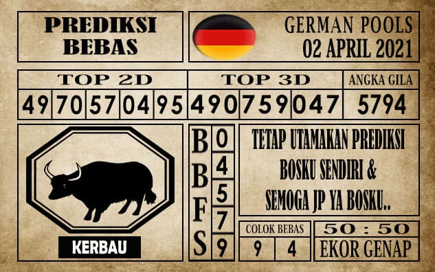 Prediksi Germany Hari Ini 02 April 2021