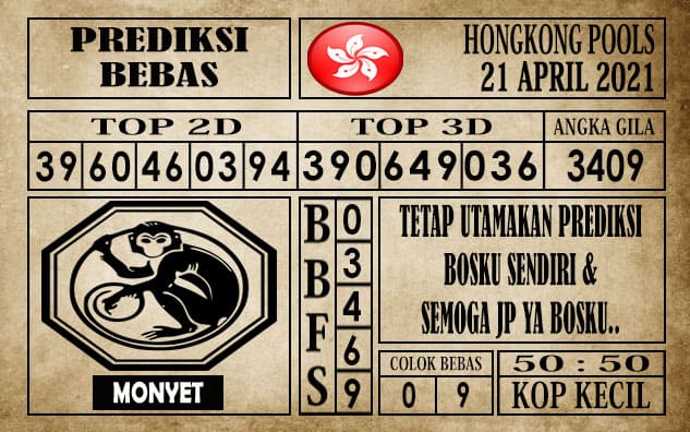 Prediksi Hongkong Pools Hari Ini 21 April 2021