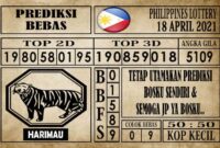 Prediksi Filipina PCSO Hari Ini 18 April 2021
