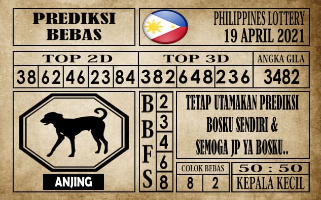 Prediksi Filipina PCSO Hari Ini 19 April 2021