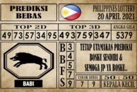 Prediksi Filipina PCSO Hari Ini 20 April 2021