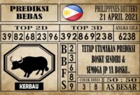 Prediksi Filipina PCSO Hari Ini 21 April 2021