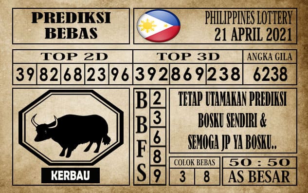 Prediksi Filipina PCSO Hari Ini 21 April 2021