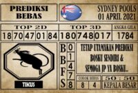 Prediksi Sydney Pools Hari ini 01 April 2021
