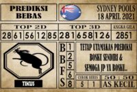 Prediksi Sydney Pools Hari ini 18 April 2021