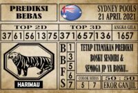 Prediksi Sydney Pools Hari ini 21 April 2021