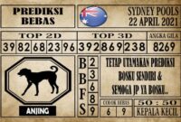 Prediksi Sydney Pools Hari ini 22 April 2021