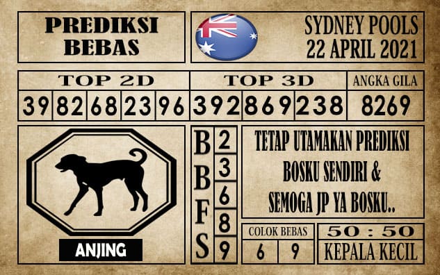 Prediksi Sydney Pools Hari ini 22 April 2021