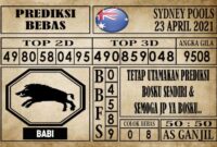 Prediksi Sydney Pools Hari ini 23 April 2021