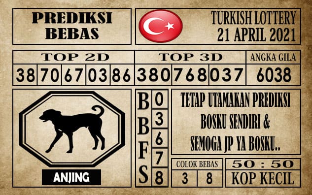 Prediksi Turkish Lottery Hari ini 21 April 2021