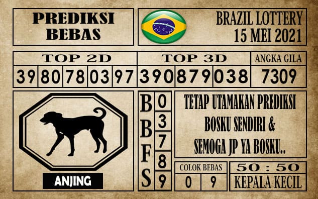 Prediksi Brazil Lottery Hari Ini 15 Mei 2021