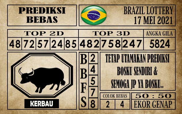 Prediksi Brazil Lottery Hari Ini 17 Mei 2021
