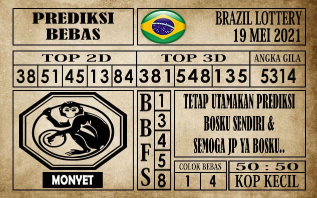 Prediksi Brazil Lottery Hari Ini 19 Mei 2021