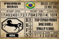 Prediksi Brazil Lottery Hari Ini 23 Mei 2021